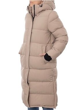 NWT London Fog Removable Hood Ultra Long Puffer Coat